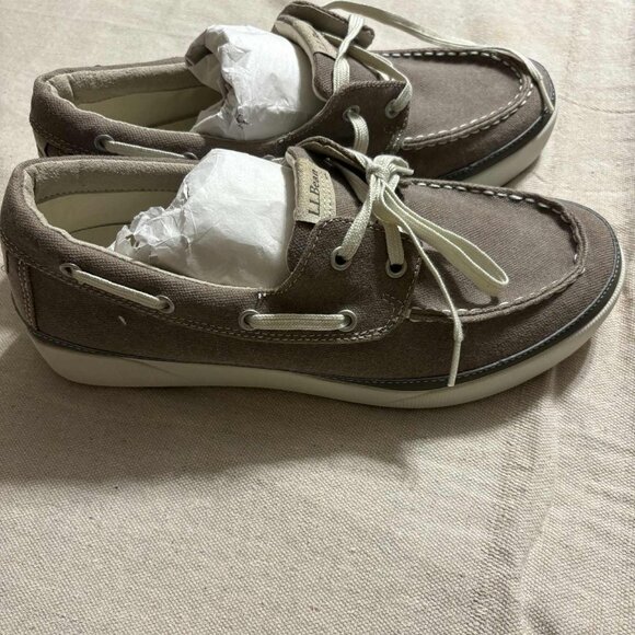 New Men's LL Bean deck shoes 10M - Picture 2 of 4